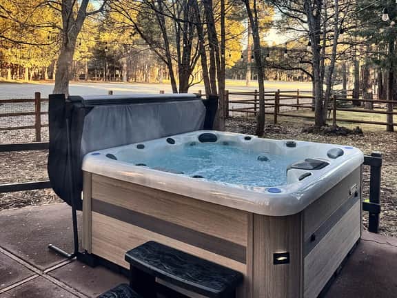 Cabin Vibes, Modern Style | Hot Tub + Fire Pit